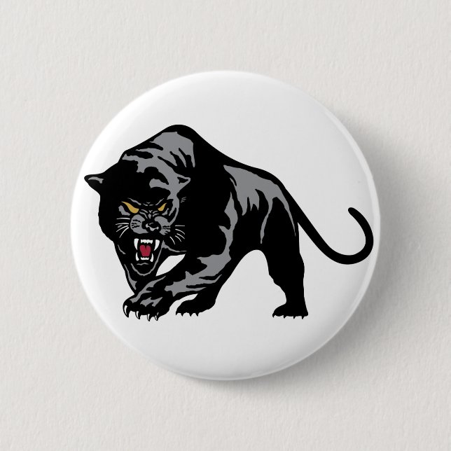 Badge Rond 5 Cm Panthère de vagabondage (Devant)
