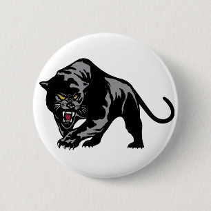 Badge Rond 5 Cm Panthère de vagabondage