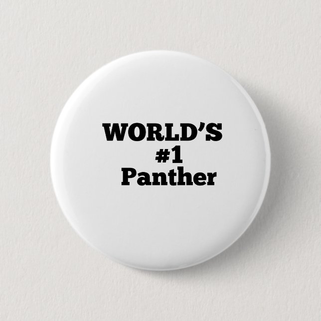 Badge Rond 5 Cm Panthère n°1 du monde (Devant)