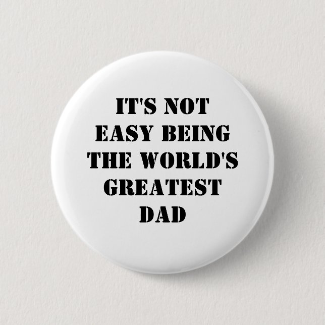 Badge Rond 5 Cm Papa (Devant)