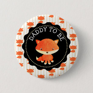 Badge Rond 5 Cm Papa À Être Bouton Thème Bois