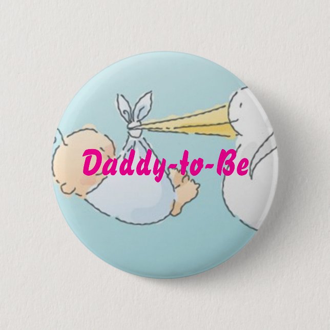 Badge Rond 5 Cm Papa-à-Soyez (Devant)