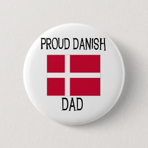 Badge Rond 5 Cm Papa danois fier