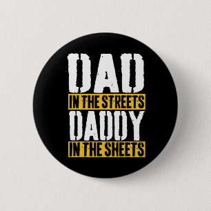 Badge Rond 5 Cm Papa Dans Les Rues Papa Dans Les Feuilles Père &#;