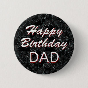 Badge Rond 5 Cm PAPA de joyeux anniversaire