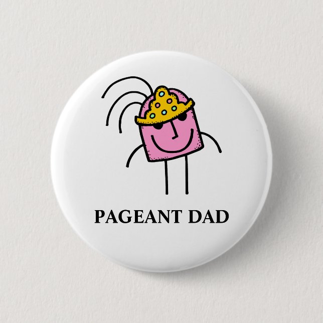 BADGE ROND 5 CM PAPA DE RECONSTITUTION HISTORIQUE (Devant)