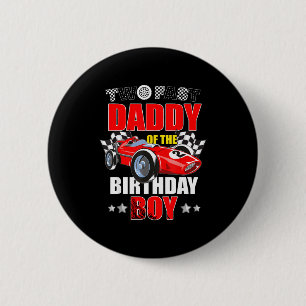 Badge Rond 5 Cm Papa des deux garçons rapides de 2 ans de voiture