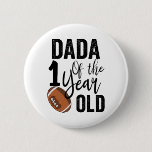 Badge Rond 5 Cm Papa du bébé de 1 an 1ère année en bas Anniversair