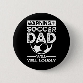 Badge Rond 5 Cm Papa footballeur _7