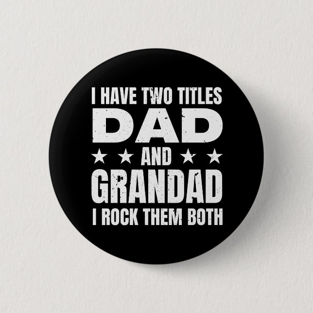 Badge Rond 5 Cm Papa Grand (Devant)