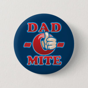 Badge Rond 5 Cm Papa-O-Acarides