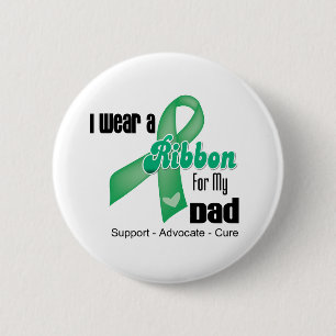 Badge Rond 5 Cm Papa - ruban de Cancer de foie