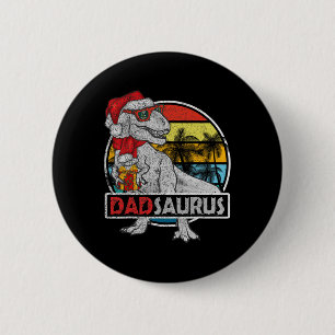Badge Rond 5 Cm Papa Saurus T Rex Dinosaur Famille Correspondant à