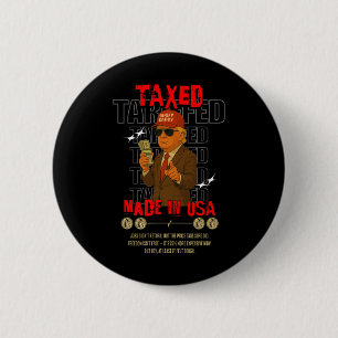 Badge Rond 5 Cm Papa Tarif Design Drôle de Trump – Meme Politique