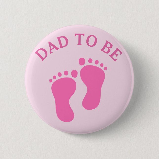 Badge Rond 5 Cm Papa to Be (fille) (Devant)