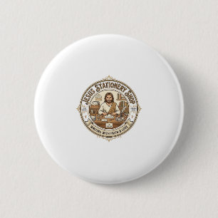 Badge Rond 5 Cm Papeterie Jésus Papeterie Jésus Christ