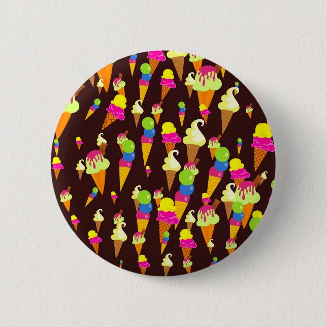 Badge Rond 5 Cm Papier peint de glace (Devant)