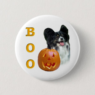 Badge Rond 5 Cm Papillon Boo