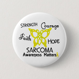 Badge Rond 5 Cm Papillon celtique 3 de sarcome