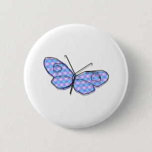 Badge Rond 5 Cm Papillon cosmique