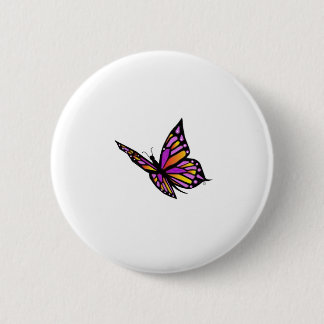 Badge Rond 5 Cm Papillon de ciel