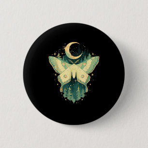 Badge Rond 5 Cm Papillon Fairycore Goblincore Whimsigoth Cottageco