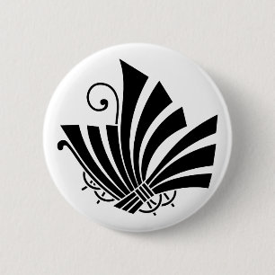 Badge Rond 5 Cm papillon noshi