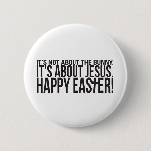 Badge Rond 5 Cm Pâques parle de Jésus