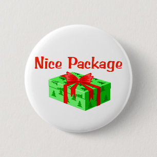 Badge Rond 5 Cm Paquet gentil
