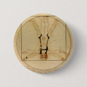 Badge Rond 5 Cm parachutisme de da Vinci