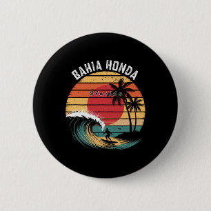 Badge Rond 5 Cm Parc d'État de Hia Honda Floride Plage Surf
