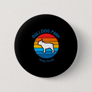 Badge Rond 5 Cm Parc du Bulldog de Floride 