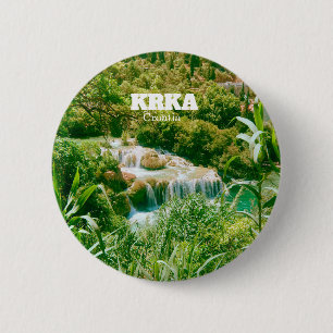 Badge Rond 5 Cm Parc national de Krka