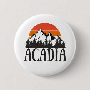 BADGE ROND 5 CM PARC NATIONAL DE L'ACADIE