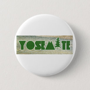 Badge Rond 5 Cm Parc national de Yosemite