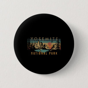 Badge Rond 5 Cm Parc national de Yosemite