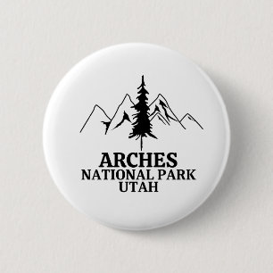 Badge Rond 5 Cm Parc national des Arches