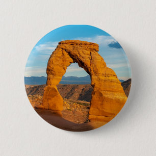 Badge Rond 5 Cm Parc national des Arches MOAB Utah