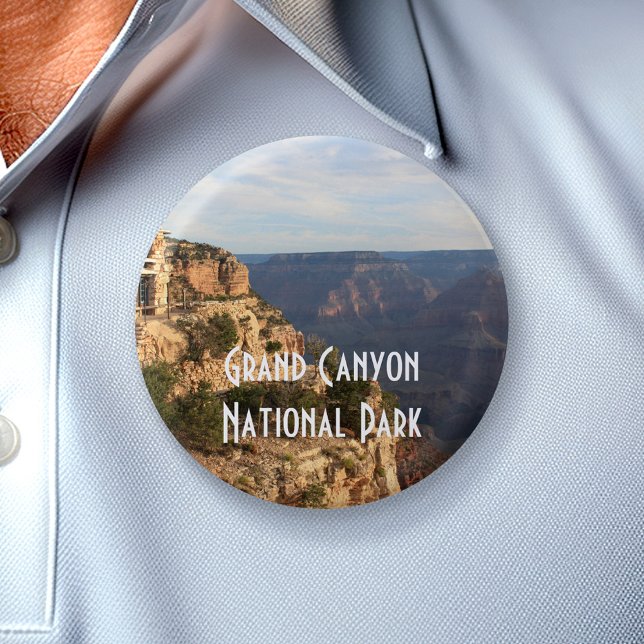 Badge Rond 5 Cm Parc national du Grand Canyon Souvenir (Vacation Keepsake - add a photo from your trip)