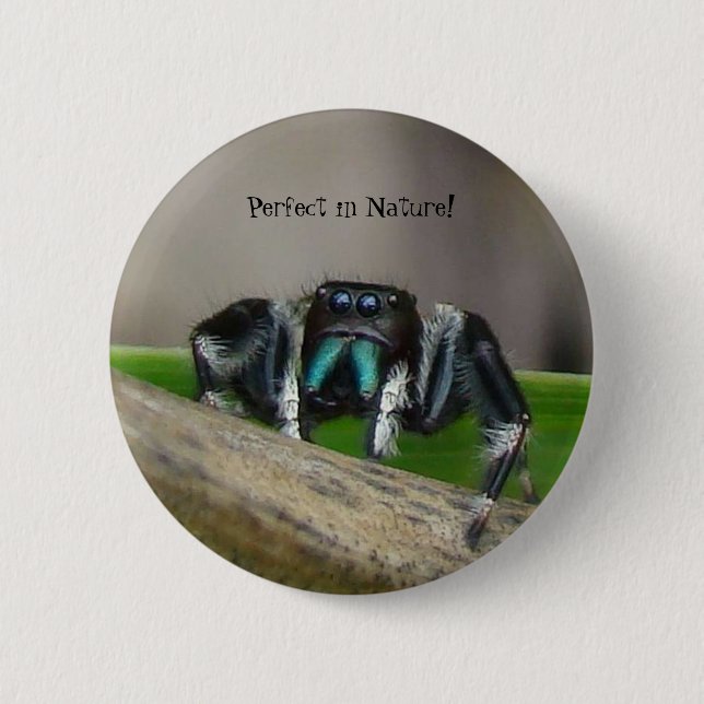 Badge Rond 5 Cm Parfait par Nature ! (Devant)
