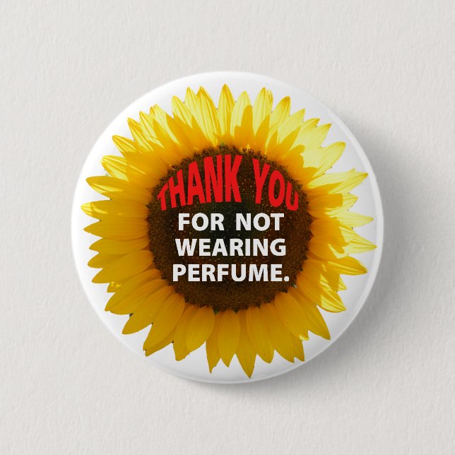 Badge Rond 5 Cm ParfumFleurNonParfum (Devant)