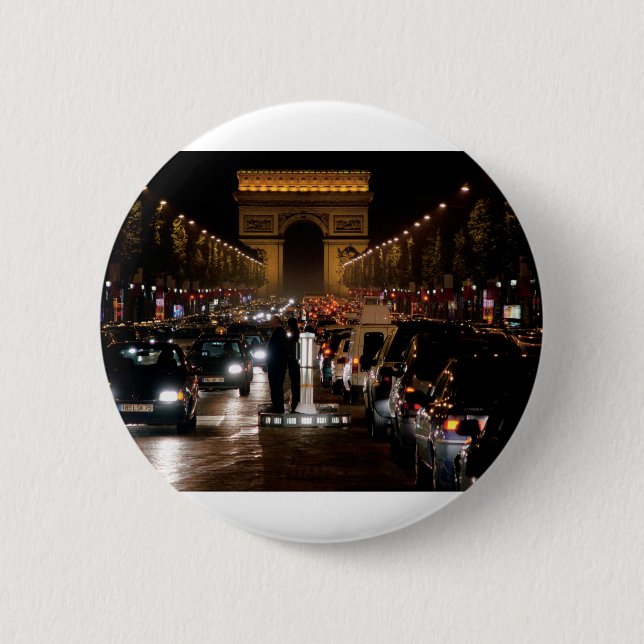 Badge Rond 5 Cm Paris (Devant)