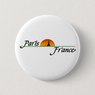 Badge Rond 5 Cm Paris