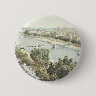 Badge Rond 5 Cm Paris, La la Seine