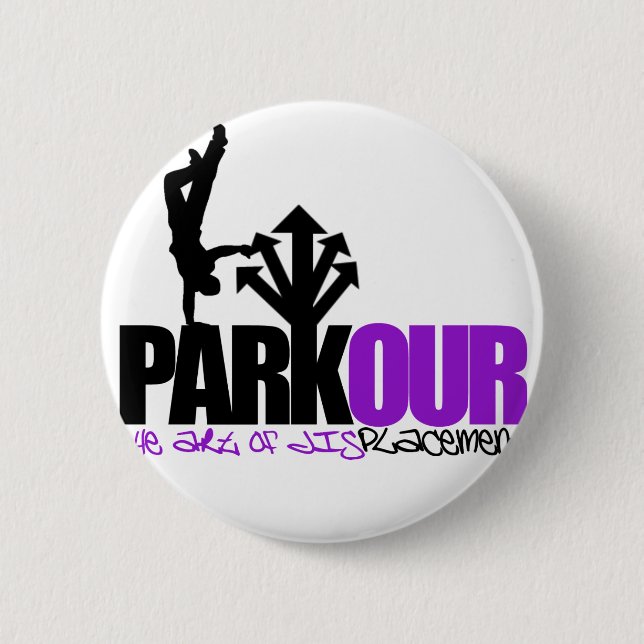 Badge Rond 5 Cm Parkour (Devant)