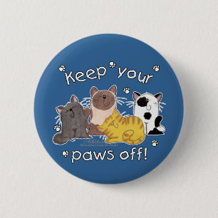 Badge Rond 5 Cm Pars ! (Chat)