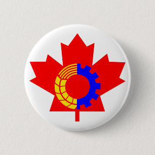 Badge Rond 5 Cm Parti communiste du Canada