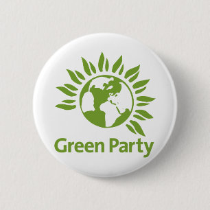 Badge Rond 5 Cm Parti vert d'Angleterre et du pays de Galles