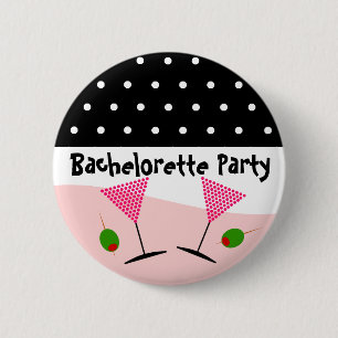 Badge Rond 5 Cm Partie de Bachelorette de point de polka