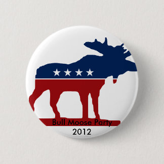 Badge Rond 5 Cm Partie d'orignaux de Taureau 2012